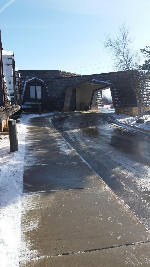 A recent snow removal company job in the  area